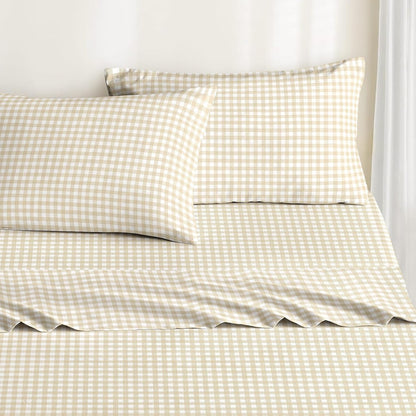 Wake In Cloud Gingham Bed Sheets Set Review: A Fresh Take on Classic Comfort