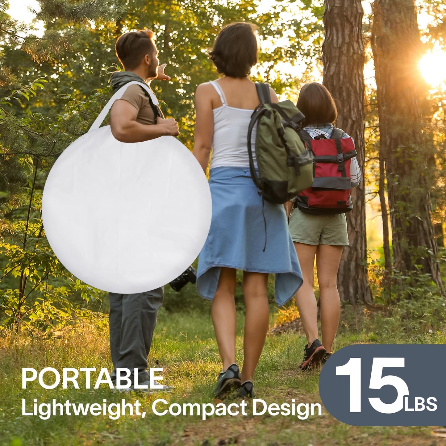 Alvantor Pop Up Screen House Tent, Instant Outdoor Gazebo with Mosquito Netting & UPF 50+ Sun Protection, Portable Canopy Shelter for Patio, Backyard, Camping (2-10 Person)