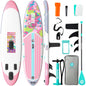 Niphean Inflatable Stand Up Paddle Board with SUP Accessories, Anti-Slip EVA Deck, 10’6’’ Inflatable Paddle Boards for Adults & Youth of All Skill Levels