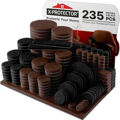 235 PCS Black & Brown