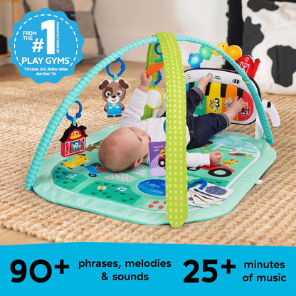 Baby Einstein 4-in-1 Kickin' Tunes Musik- und Sprachspielmatte und Klavier-Bauchlage-Aktivitätsmatte