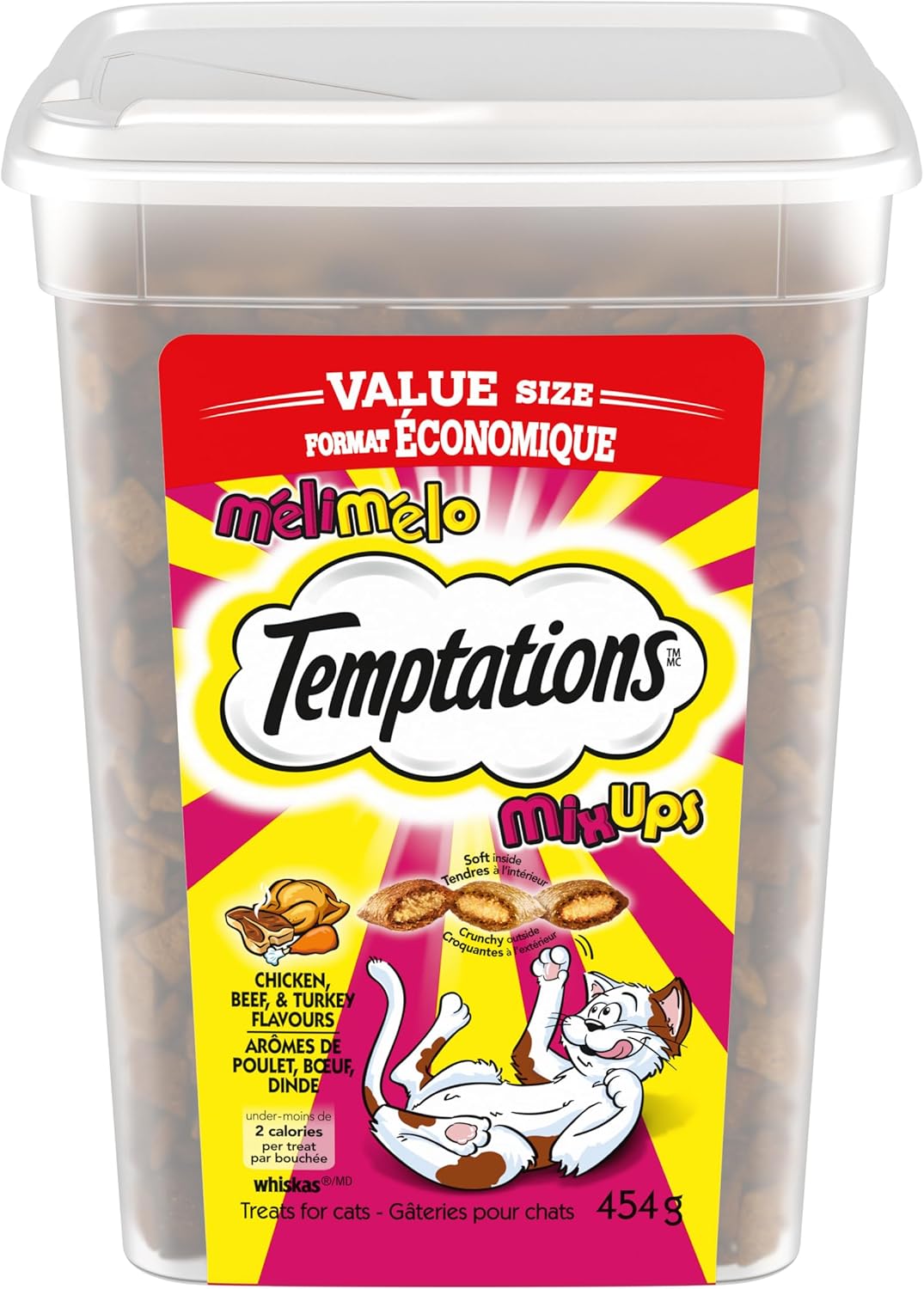 TEMPTATIONS Katzensnacks, Geschmack Hühnchen, 454g Dose