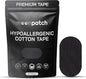 30 Pack Premium Cotton Tape - Gentle for Sensitive Skin, Painless Removal, no Residue, Hypoallergenic, Latex Free