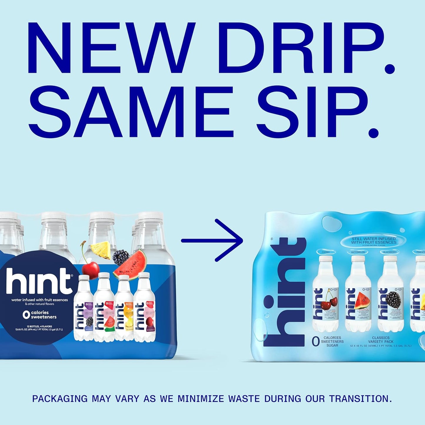 Hydrate in Style with Hint Infused Bottled Water