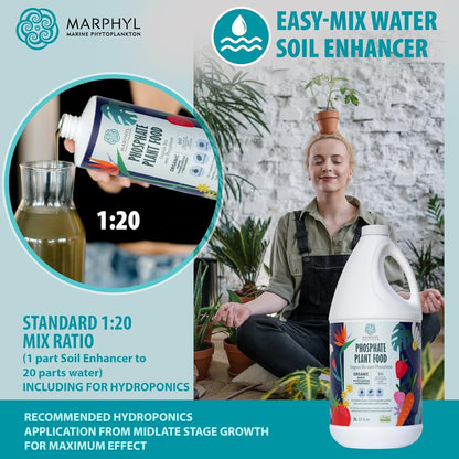 MARPHYL Universaldünger – Organischer, nährstoffreicher Dünger & Bodenverbesserer für Zimmer- & Gartenblumen, Gemüse, Sukkulenten, Bambus & Hydrokulturen