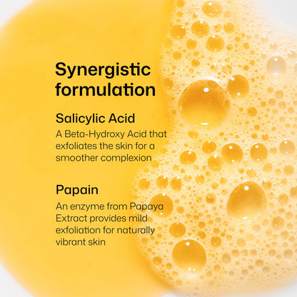 Revision Skincare Papaya Enzyme Cleanser, Energizing Facial Cleanser with Salicylic Acid, Soothing and Exfoliating