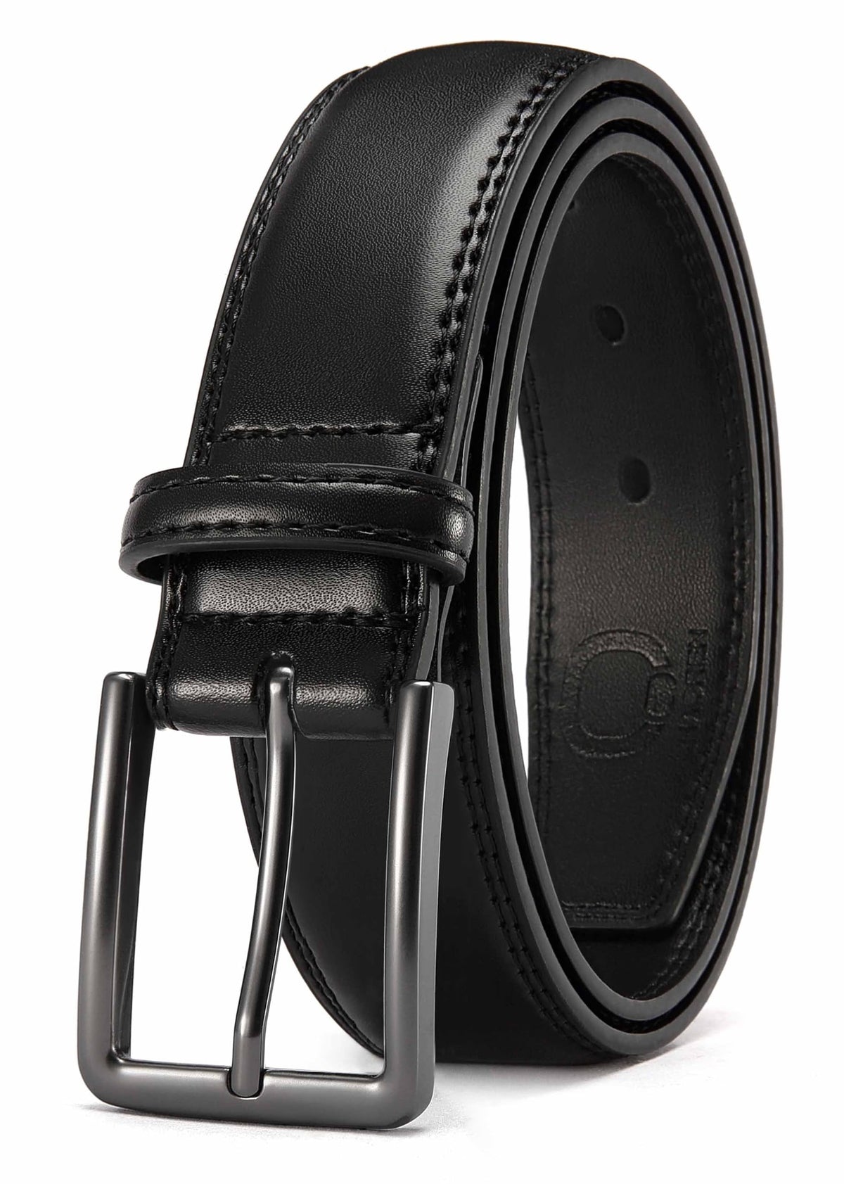 CHAOREN Men's Leather Belt - 1 3/8" Dress Belt for Business & Casual Wear