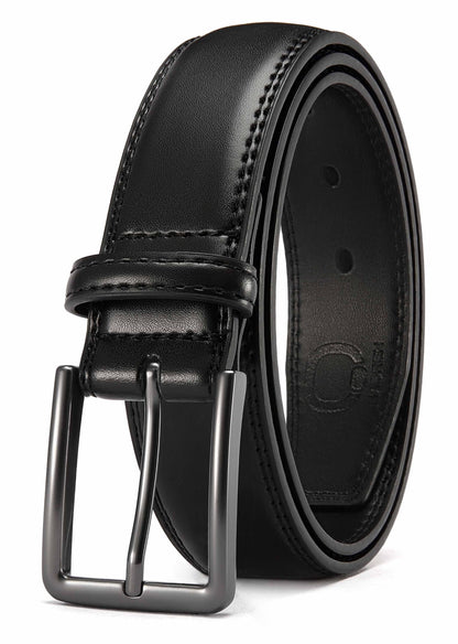 CHAOREN Men's Leather Belt - 1 3/8" Dress Belt for Business & Casual Wear