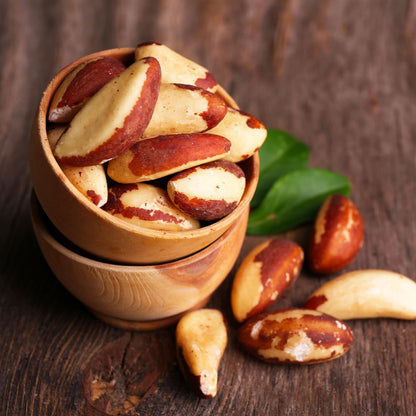 Elan Bio Paranüsse, roh, 184 g, ganze Nüsse, geschält, gentechnikfrei, vegan, glutenfrei, koscher, gesunde Snacks