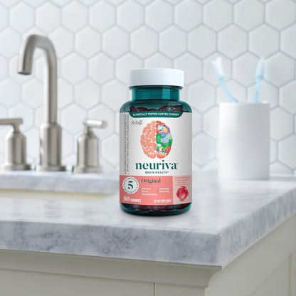 Neuriva Neuriva Brain Performance - Original Gummies 12/50 Ct., Strawberry, 50 Count