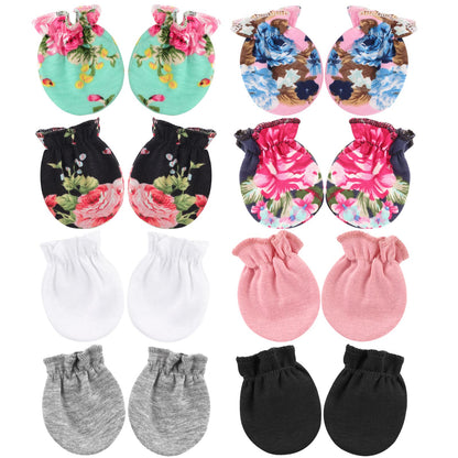8 Pairs: Print+solid Color