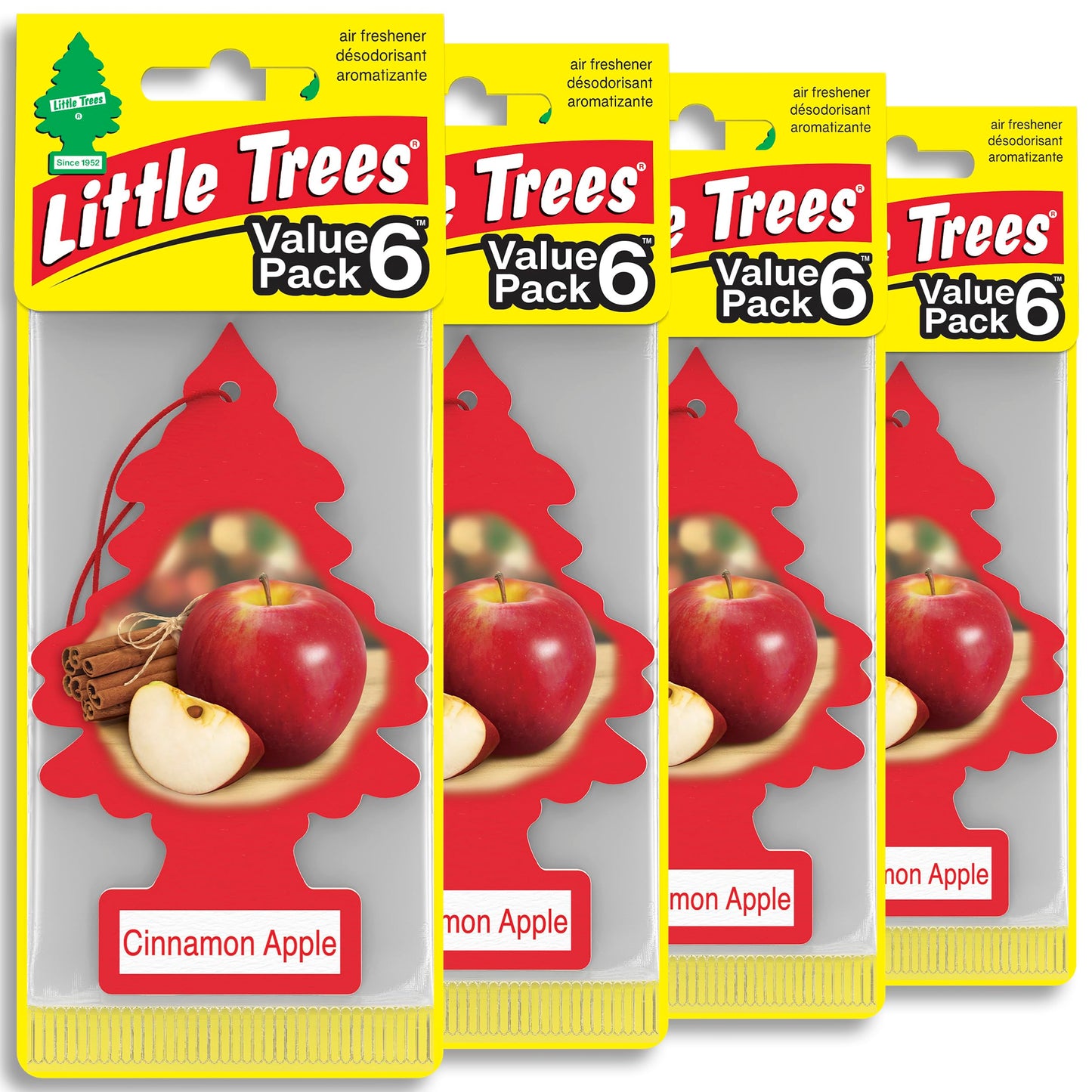 LITTLE TREES Car Air Freshener | Hanging Tree Provides Long Lasting Scent for Auto and Home | Black Ice, 24 Air Fresheners