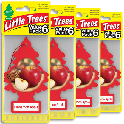 LITTLE TREES Car Air Freshener | Hanging Tree Provides Long Lasting Scent for Auto and Home | Black Ice, 24 Air Fresheners