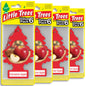 LITTLE TREES Car Air Freshener | Hanging Tree Provides Long Lasting Scent for Auto and Home | Black Ice, 24 Air Fresheners