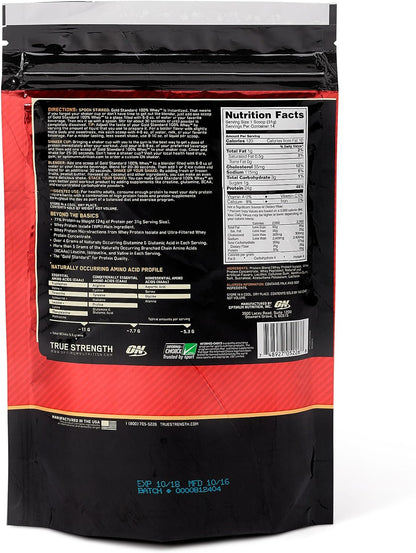 OPTIMUM NUTRITION Gold Standard 100% Whey Protein Powder, Banana Cream, 907g - [packaging may vary]