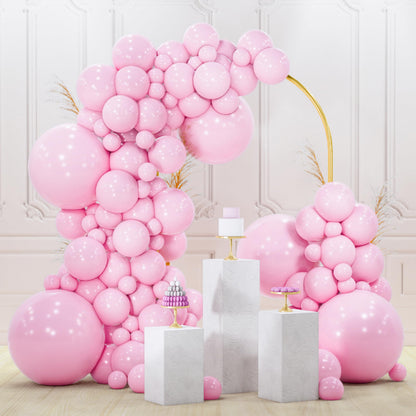 PartyWoo White Balloons 140 pcs Different Sizes of 18 12 10 5 Inch White Balloons Arch Kit Garland for Wedding Baby Shower Birthday Bridal Shower Graduation Engagement Party Decorations White-Y13