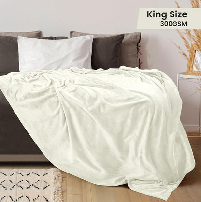Cozy Up with the Utopia Bedding 300GSM Fleece King Size Bed Blanket