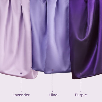 Bedsure Satin-Kissenbezug, Queen-Size, 2er-Pack, Seidenkissenbezügen ähnlich, seidige Kissenhüllen mit Hotelverschluss, Raumdeko, Valentinsgeschenke für Frauen und Männer, Grau, 50x75 cm