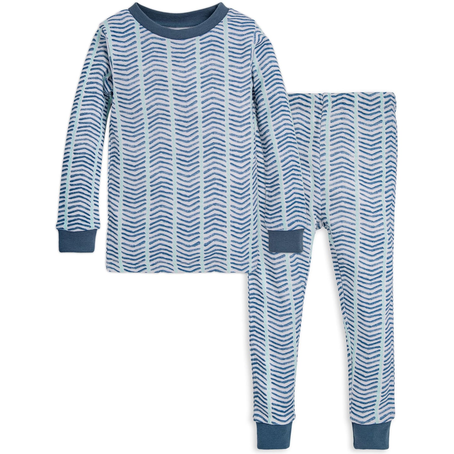Burt's Bees Baby Organic Cotton Pajamas for Boys, 100% Cotton Pajama Set for Toddlers and Kids, Soft and Stretchable Fabric
