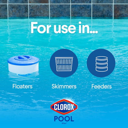 Clorox Pool&Spa XTRABLUE 3” Chlorinating Tablets: Effective Pool Sanitizing Made Easy