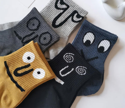 Lustige Crew Socken Bunte Neuheit Niedliche Casual Crew Socken Geschenkpackungen für Damen Herren