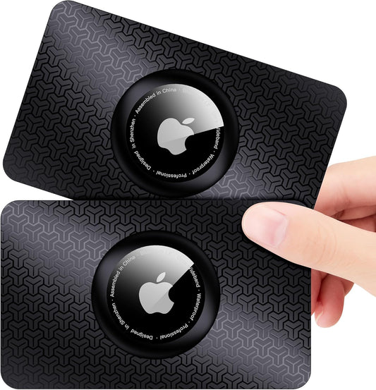 for AirTag Wallet Holder Slim Insert-2 Pack,Ultra Thin AirTags Card Case,Compatible with Apple AirTag 1st & 2nd Generation,for Purse,Backpack,Clutch Bag,Passport,Business Card Cases