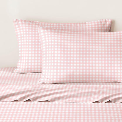 Wake In Cloud Gingham Bed Sheets Set Review: Soft, Cozy, and Stylish