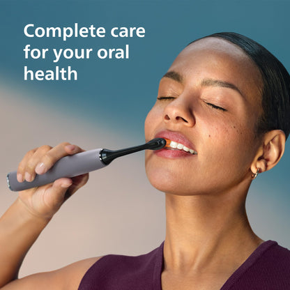Philips Sonicare DiamondClean Smart 9500 Electric Toothbrush - Sonic Toothbrush with App, Pressure Sensor, 15 Brushing Settings, Replacement Reminder, USB Charging Travel Case, Black, Model HX9923/11