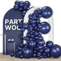 PartyWoo White Balloons 155pcs Different Sizes Pack of 18 12 10 5 Inch Matte White Latex Balloon Arch Kit Garland for Wedding Bridal Graduation Baby Shower Birthday Party Decorations White-Y13