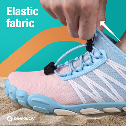 SEEKWAY Wasserschuhe Herren Damen Erwachsene Quick-Dry Badeschuhe Barfußschuhe für Strand Schwimmen Fluss Pool See Wandern Kajak Surfen