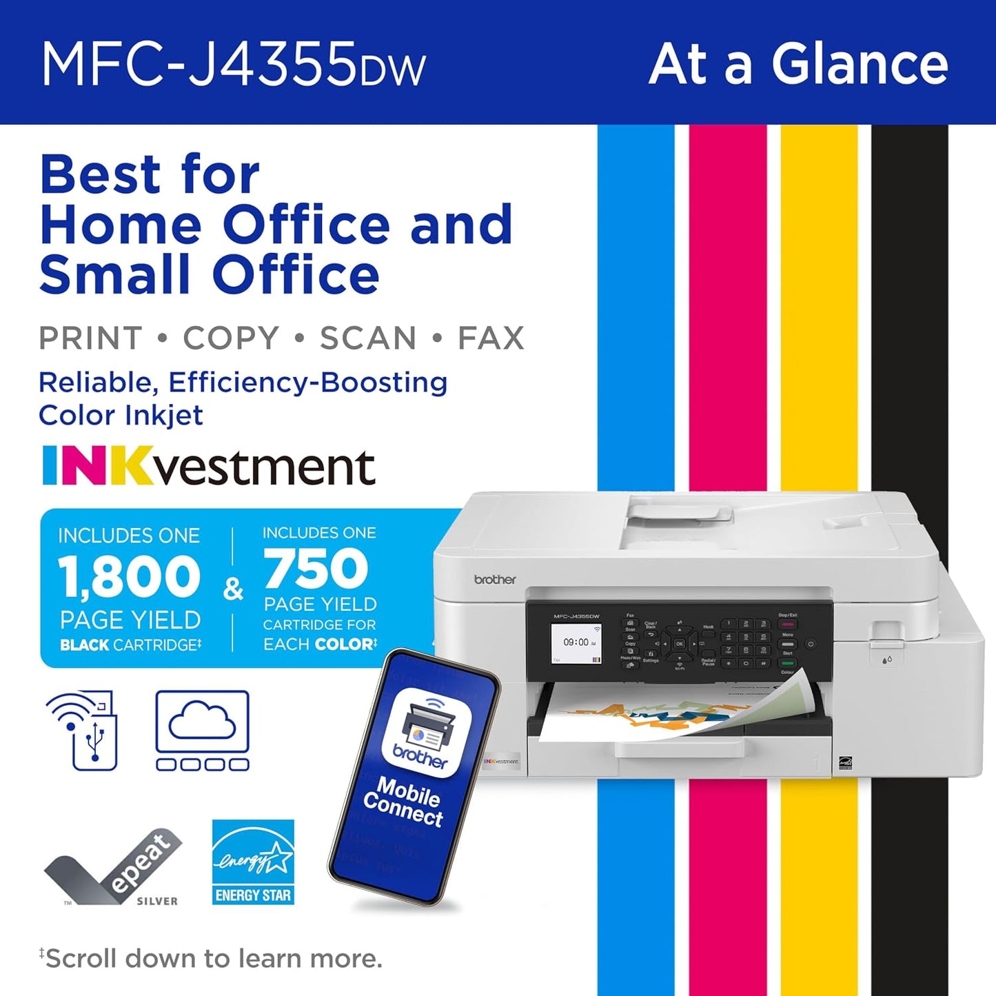 Brother INKvestment 4355: A Solid All-in-One Printer for Home Offices