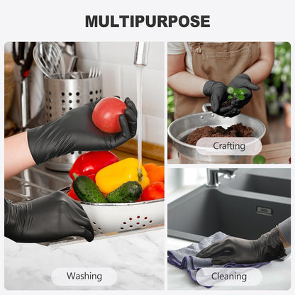 SWIFTLITE Black Vinyl Gloves: The Ultimate Solution for Food Prep and Cleaning