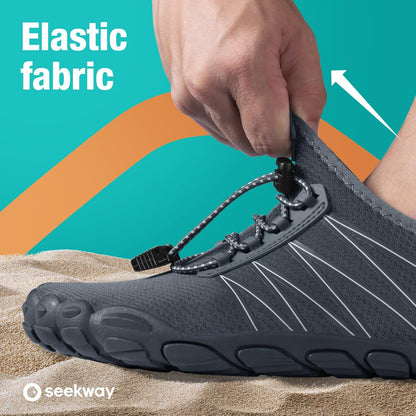 SEEKWAY Wasserschuhe Herren Damen Erwachsene Quick-Dry Badeschuhe Barfußschuhe für Strand Schwimmen Fluss Pool See Wandern Kajak Surfen