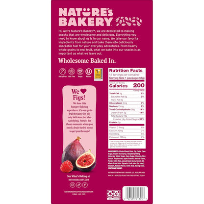 Nature's Bakery Whole Wheat Fig Bars: A Guilt-Free Snack