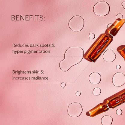 MZ SKIN Pigmentation Correcting Ampoules 0.06 fl oz x 14 | 7-Day Brightening Treatment with Tranexamic Acid & Alpha Arbutin | For Dark Spots & Uneven Skin Tone