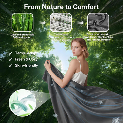 Slip into Luxury: MR&HM's Ultra-Soft Bamboo Fitted Sheet