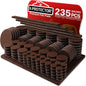 235 PCS Brown