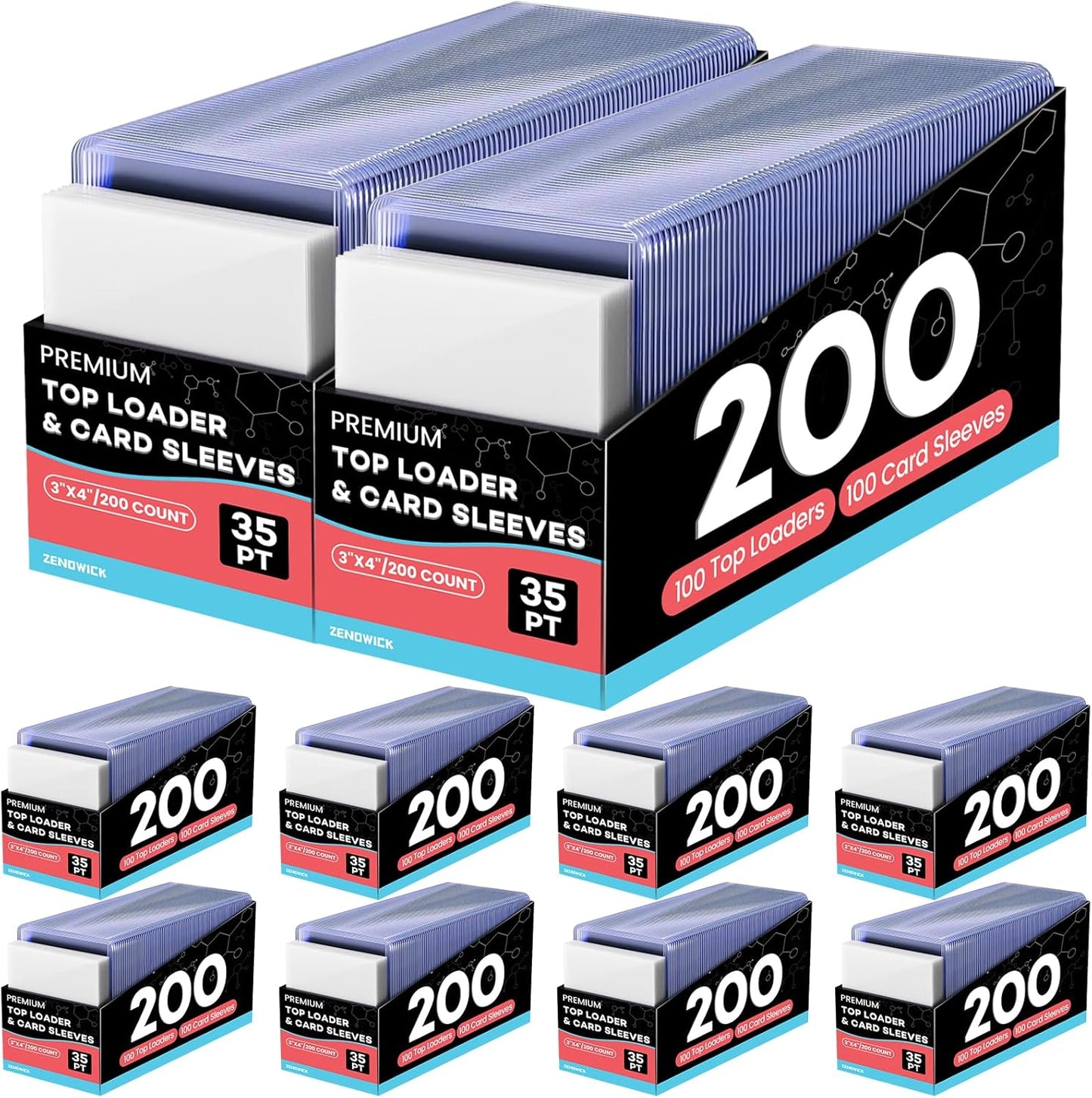 1000 Hard Sleeves + 1000 Soft Sleeves