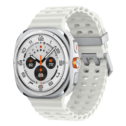 Samsung Galaxy Watch Ultra (2025) 47mm LTE Smartwatch, Titanium Casing, Advanced Sleep Coaching, Running Coach, Energy Score, Heart Rate Tracking, GPS, Titanium Silver [US Version, 2 Yr Warranty]