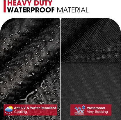 UNICOOK BBQ Abdeckung 60 Zoll, Hochleistungs-Wasserdichte Grillabdeckung, Spezielle Licht- und UV-beständige Outdoor-Grillabdeckung, Grillzubehör Kompatibel mit Weber Char-Broil Nexgrill und mehr