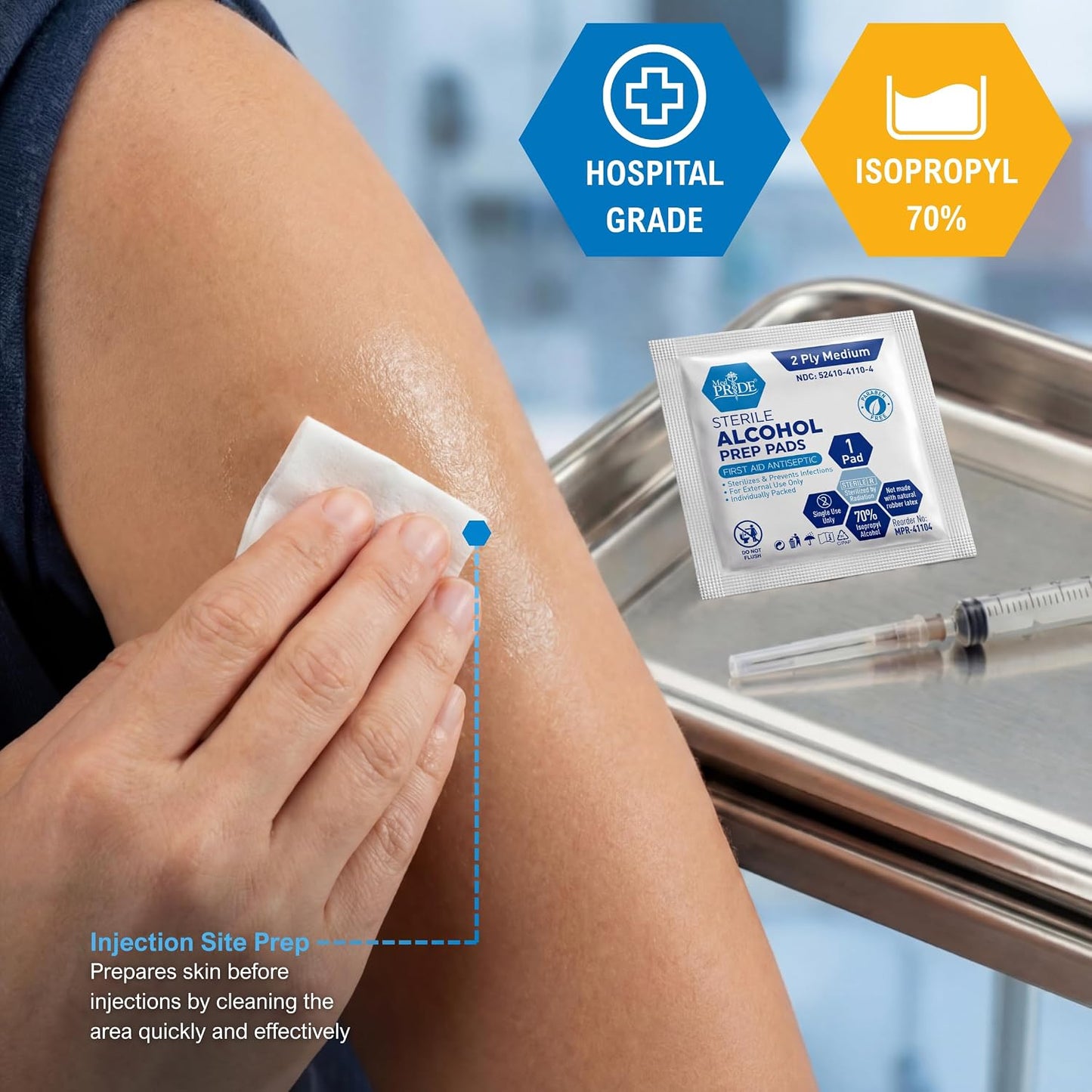 MED PRIDE Sterile Alcohol Prep Pads: A Must-Have for Sanitization Needs