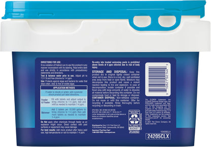 Clorox Pool&Spa XTRABLUE 3” Chlorinating Tablets: Effective Pool Sanitizing Made Easy