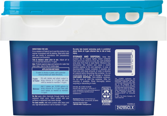 Clorox Pool&Spa XTRABLUE 3” Chlorinating Tablets: Effective Pool Sanitizing Made Easy