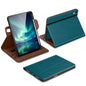 DTTO for iPad A16 Case, iPad 11th / 10th Generation Case (2025/2022), 360 Degree Rotating Premium Leather Folio Stand Cover with Pencil Holder, Brown