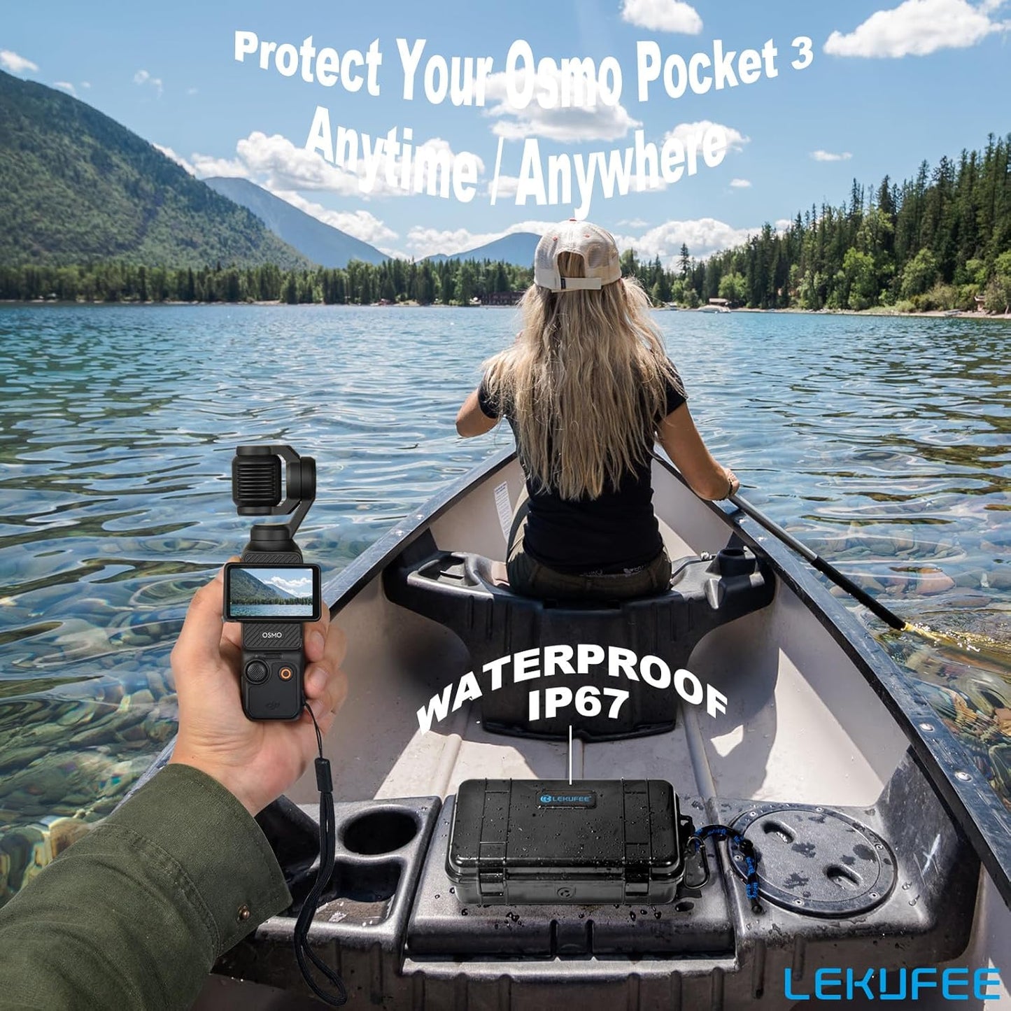 Lekufee Travel Waterproof Hard Case: The Ultimate Protection for Your DJI Osmo Pocket 4 and 3
