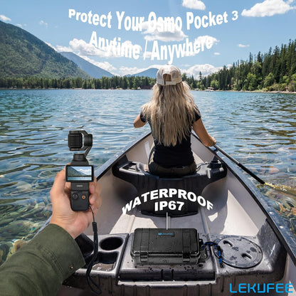 Lekufee Travel Waterproof Hard Case: The Ultimate Protection for Your DJI Osmo Pocket 4 and 3