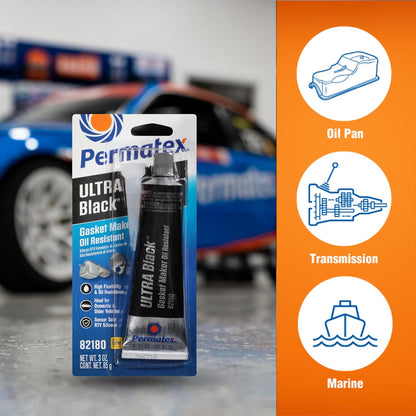 Permatex 82180 Ultra Black Maximum Oil Resistance RTV Silicone Gasket Maker Review