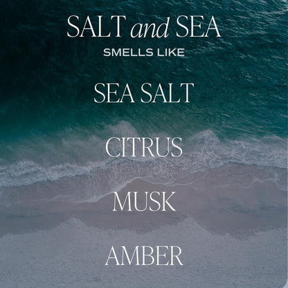 Sweet Water Decor Salt and Sea Patterned Candle