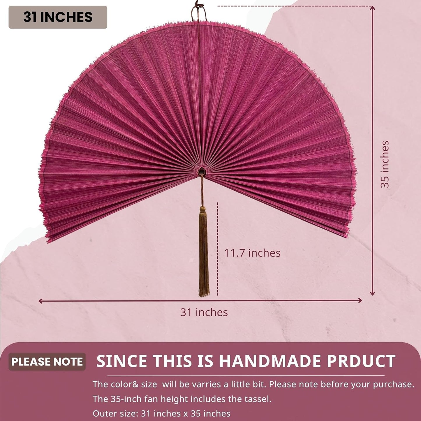 ChumDecor Fan Wall Decor: A Boho-Chic Statement Piece