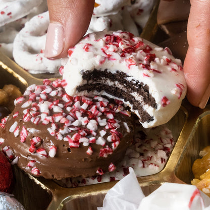 BONNIE AND POP Weihnachtsgeschenkkorb – Weihnachtsgeschenke – Pralinen- und Nussgeschenkbox, Sortimentstablett – Geburtstag, Beileid, Genesung, Männer, Frauen & Familien
